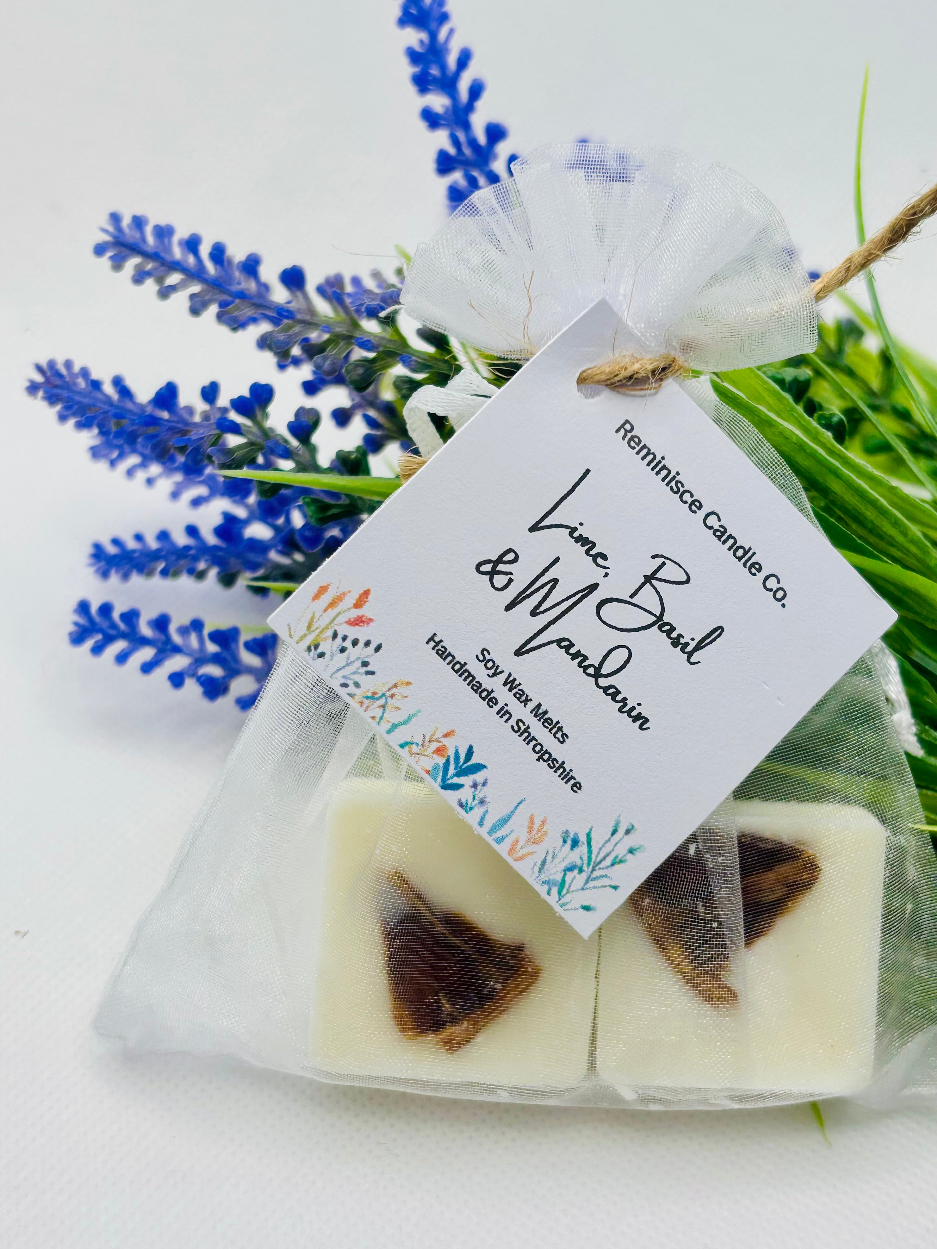 Lime, Basil & Mandarin- Botanical Wax Melts