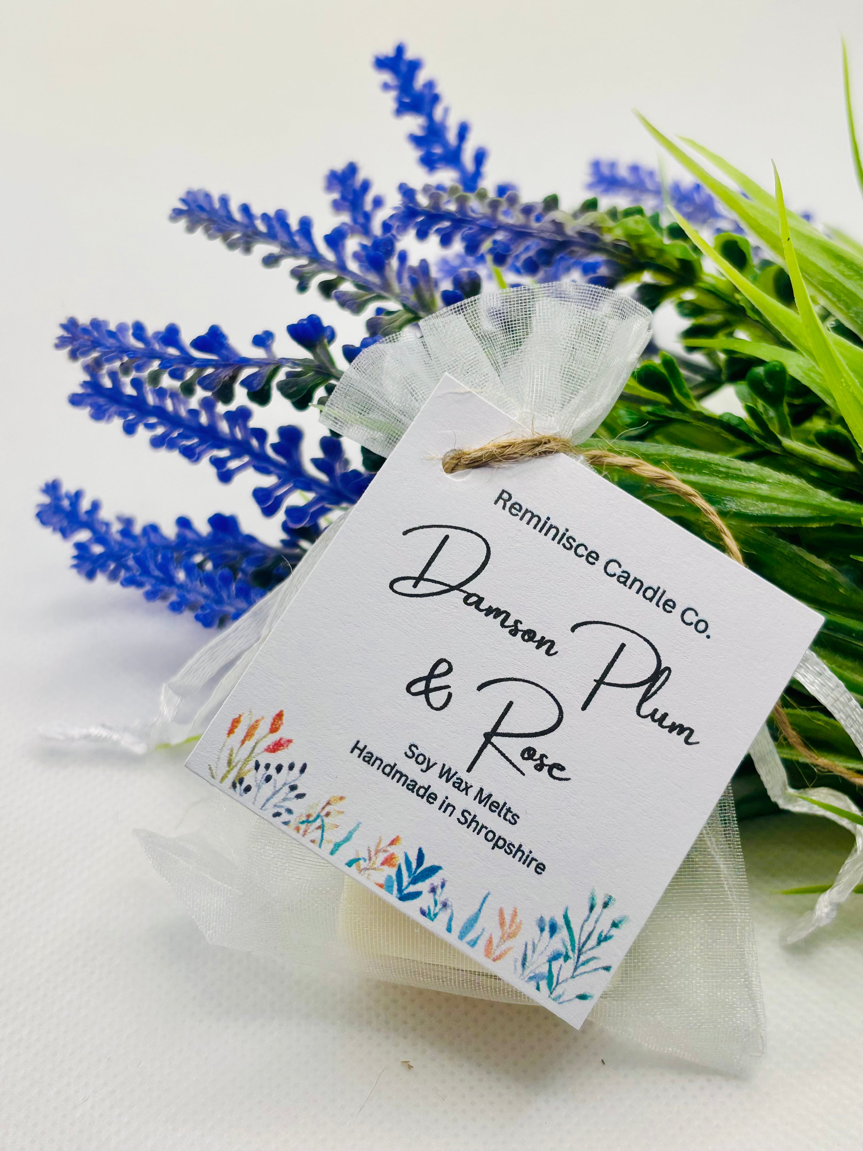 Damson Plum & Rose - Single Wax Melt