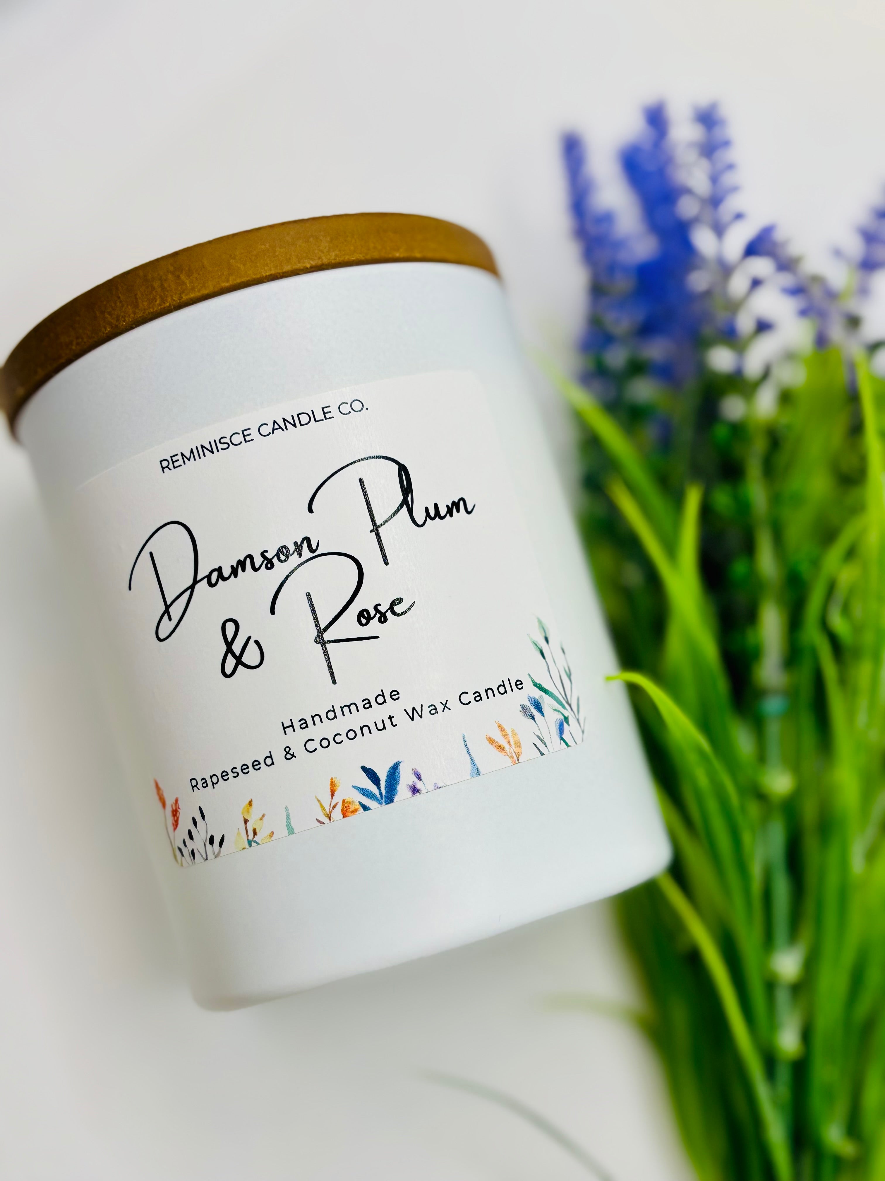 Damson Rose & Plum Candle